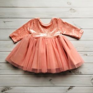 NWOT Caroline Kate Coral Love Story Dress 6-12 Mo